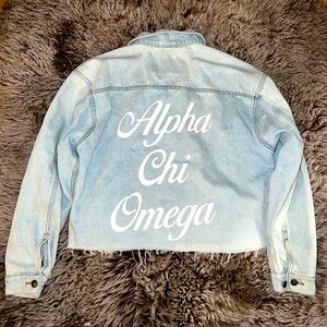Alpha Chi Omega San Diego Denim Jacket